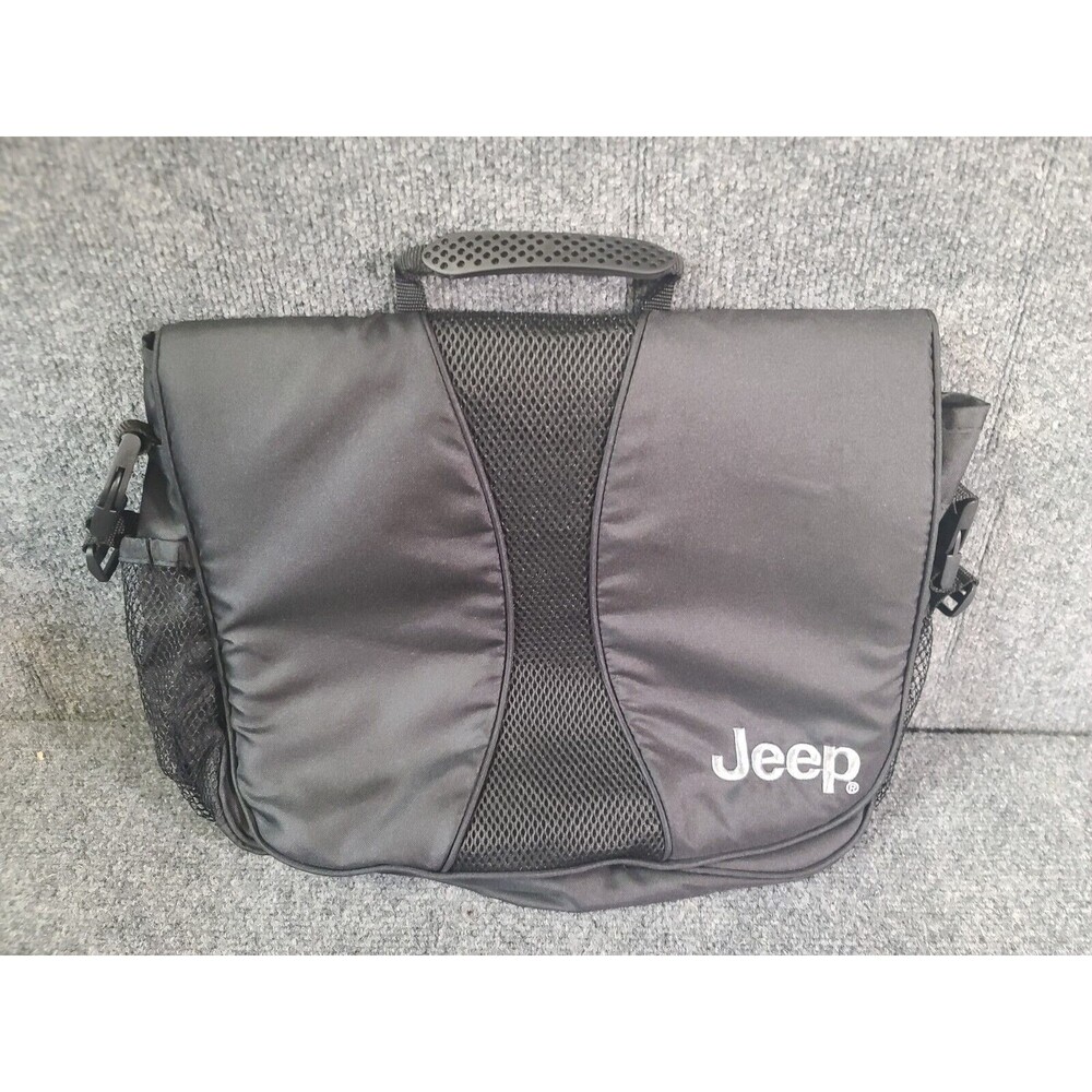 JEEP Stroller Bag Clip On Messenger Bag With Handle Zipper Inside Pocket